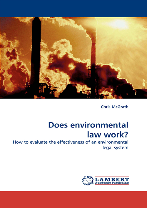 Cover of Does Environmental Law Work? by Chris McGrath